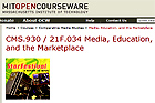 Video Lectures - Media Education and the Marketplace